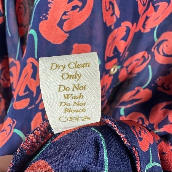 Christy Dawn The Daisy Midi Dark Floral Dress in Rose Bloom Size XS - Picture 11 of 14